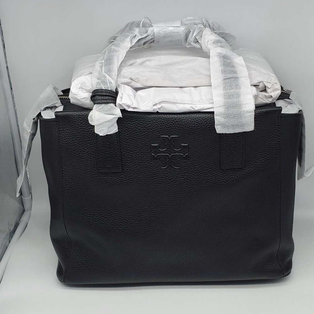 Tory Burch Thea Slouchy Satchel Black